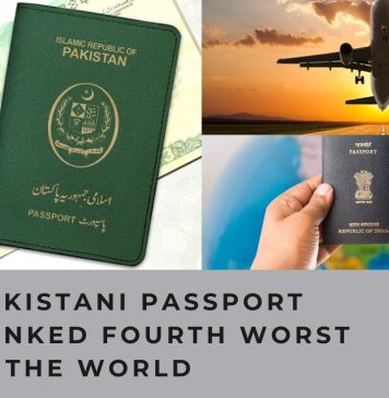 Pakistani Passport Ranked 4th Worst in the World for Fourth Consecutive Year