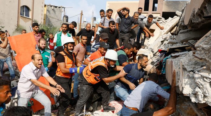 Israeli Airstrike Kills Hamas Police Chief and 10 Civilians in Gaza Refugee Camp