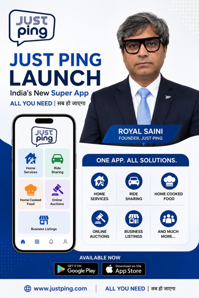 Just Ping Launch – India’s New Super App Bringing Everyday Services Together