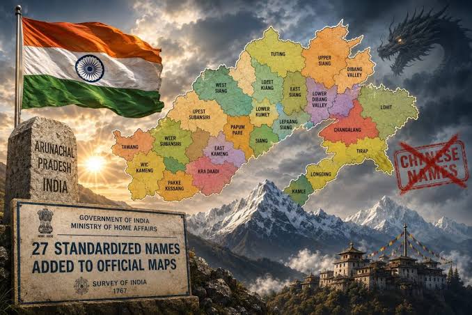 India Formally Standardizes Names for 27 Locations in Arunachal Pradesh